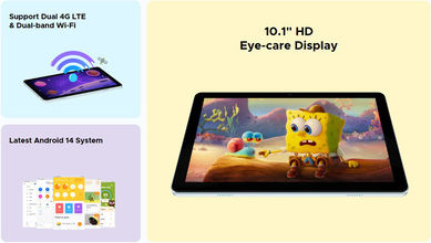 Doogee T10W 4G 10.1Inches Tablet (4GB/128GB) Black
