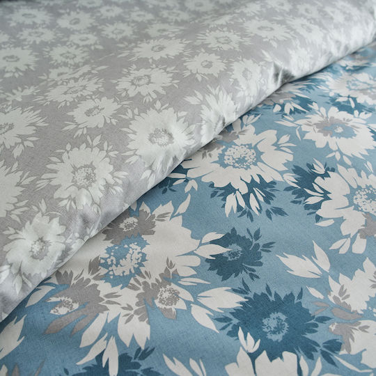 Charalambidis Textiles Kissenbezug-Set Oxford Blau 50x70cm.