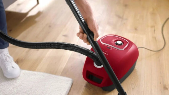 Bosch BGB41RD3H Ηλεκτρική Σκούπα 600W με Σακούλα 4lt Κόκκινη