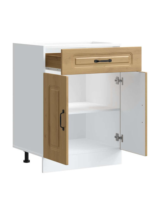 Kalmar Επιδαπέδιο Ντουλάπι Δρυς 60x46x81.5εκ.