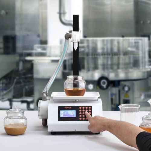 Vevor Automatic Liquid Filling Machine 50-5000 G Honey Oil Wine Detergent Single Nozzle Wsdbgygzjwxx420vcv2