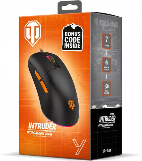 Yenkee Indruder Wt200 Gaming Ποντίκι 12400 DPI Limited Edition World Of Tanks