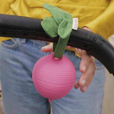 Oli&Carol Pacifier Case from Plastic Ramona The Radish Purple