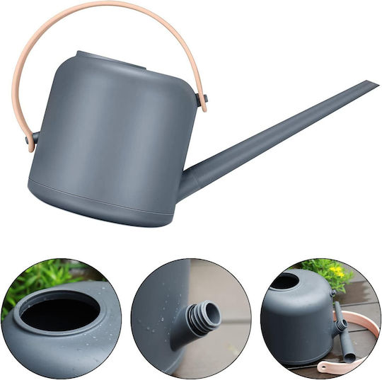 Plastic Watering Can 1.7lt Gray