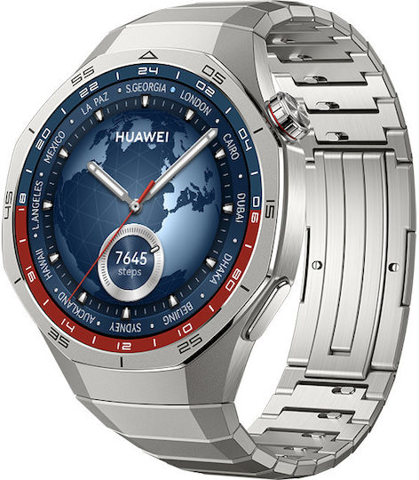 Huawei Watch GT 5 Pro Titanium 46mm Waterproof with Heart Rate Monitor (Titanium)