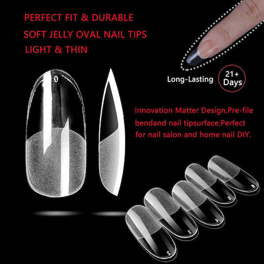 Tips Unghii False Transparente 120buc X001TFHX5X