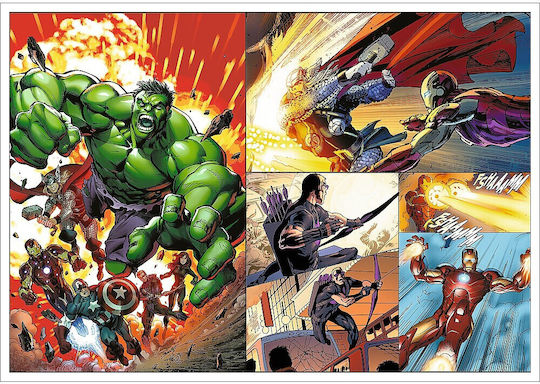 Puzzle pentru Copii Heroic Days Of The Avengers 4x 250buc Trefl