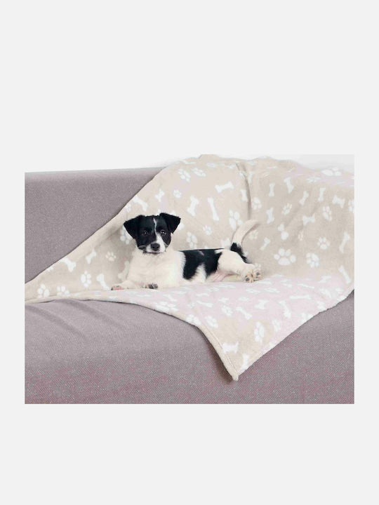 Trixie Fleece Blanket Dog Beige 100x75cm