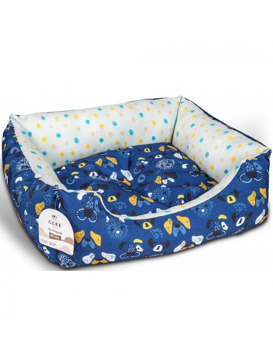 Glee Noses Sofa Dog Bed Blue 58x45cm