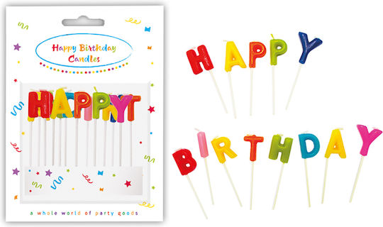 Procos Party Κεράκι Γενεθλίων Happy Birthday 09191