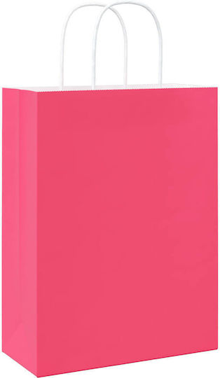 vidaXL Papier Tasche für Geschenke Rosa 26x35x12cm. 50Stück