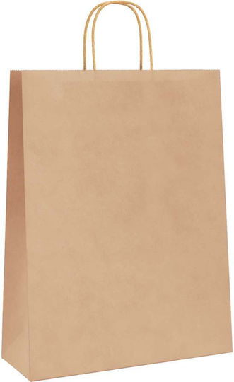 vidaXL Χάρτινη Τσάντα για Δώρο Καφέ 32x42x12εκ. 50τμχ