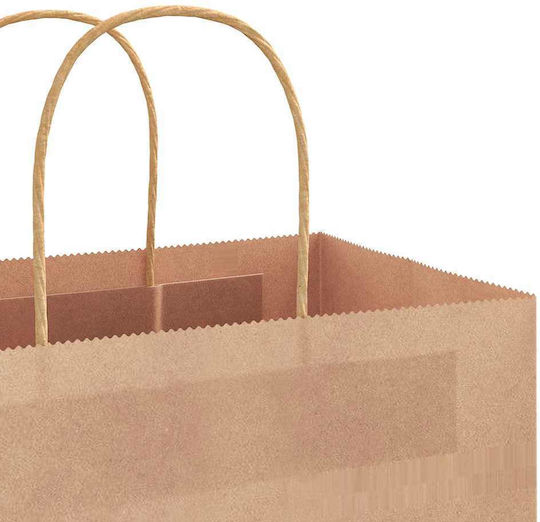 vidaXL Paper Bag for Gift Brown 45x48x17cm. 250pcs