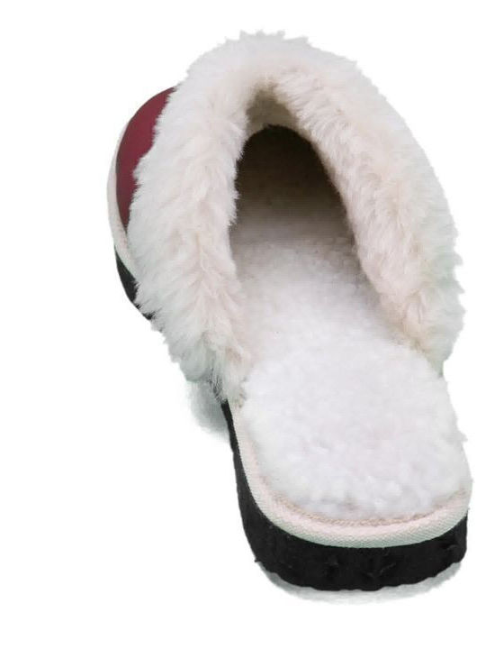 Anatomische Lederne Damen Hausschuhe Rosa