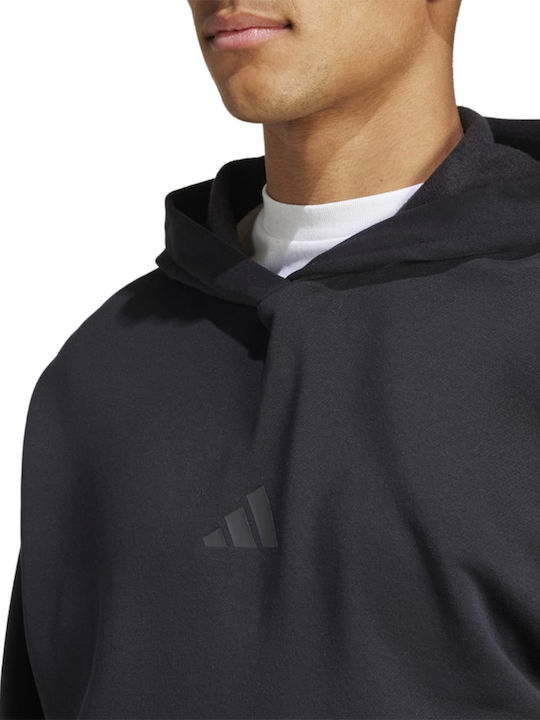 City Escape Fleece Суитшърт с Качулка Черен