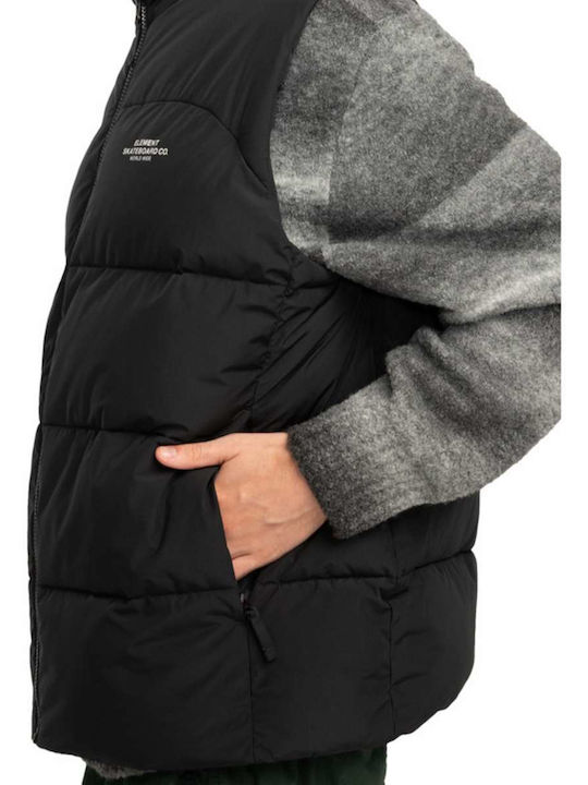 Ärmellos Jacke Black