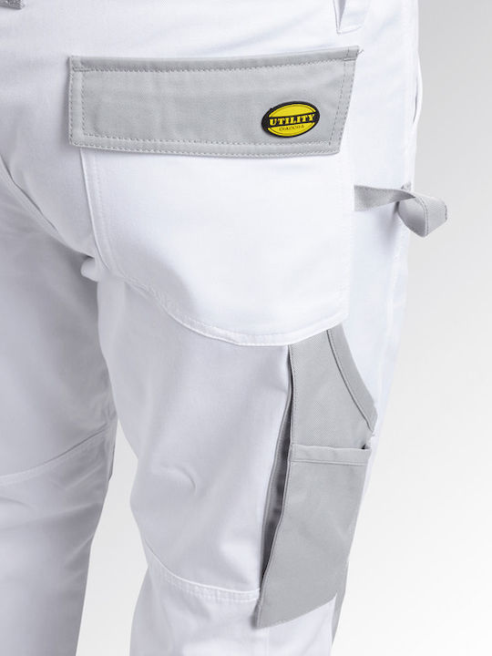 Pantaloni de lucru Diadora Utility Easywork Light Optical White 175553