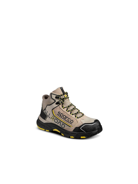Sparco Αδιάβροχο Μποτάκι Ασφαλείας All Road High S3 Src Μπεζ 07529