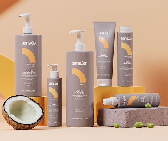 Illumyna Care Curl Spray 200ml By Sensus Σπρέι Φροντίδας Αναζωογόνησης Σγουρά Σπαστά Μαλλιά