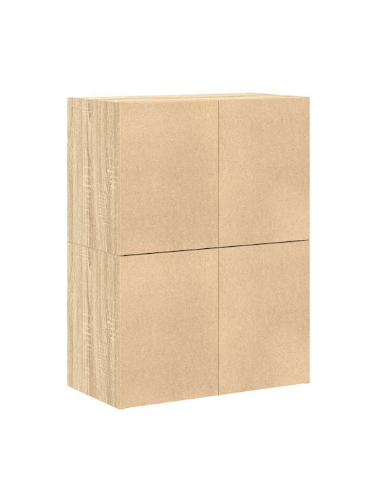 Συρταριέρα Креватокамарас Дървена с 4 чекмеджета Sonoma Oak 60x31x60бр