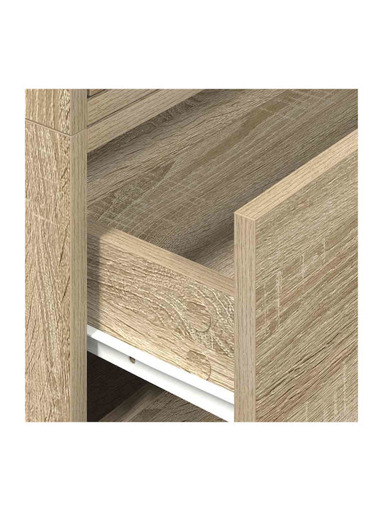Συρταριέρα Креватокамарас Дървена с 4 чекмеджета Sonoma Oak 60x31x60бр