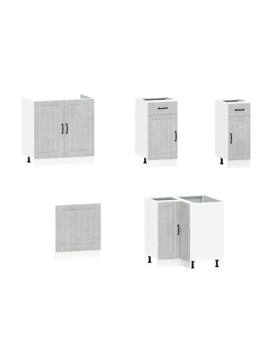 Vidaxl 11-teilige Küchenmöbel-Set Kalmar Holzwerkstoff