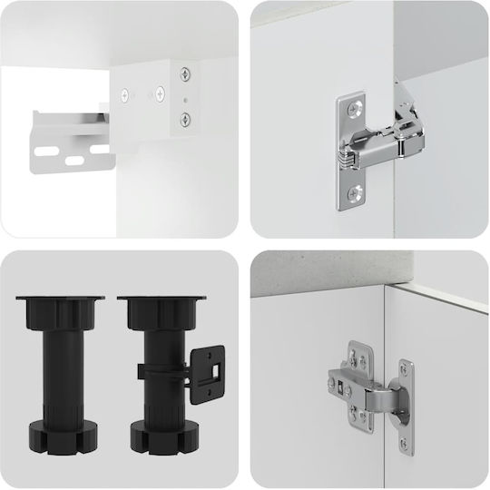 Vidaxl 11-teilige Küchenmöbel-Set Kalmar Holzwerkstoff