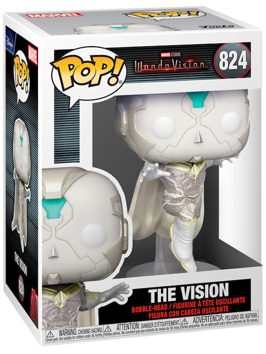 Funko Pop! Marvel: The Vision (White) Bobble-Head Special Edition