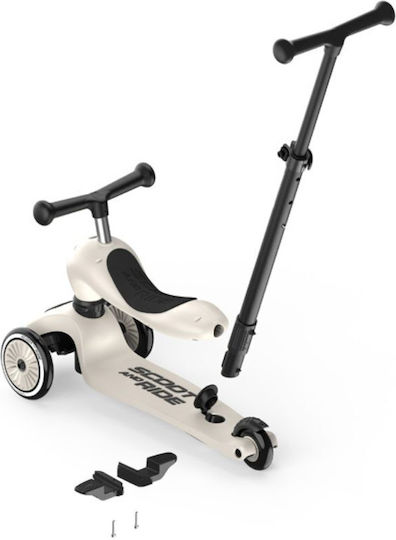 Scoot & Ride Kids Scooter Highwaykick 1 3-Wheel with Seat for 1-5 Years Gray