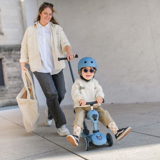 Scoot & Ride Kids Scooter Highwaykick 1 3-Wheel with Seat for 1-5 Years Blue
