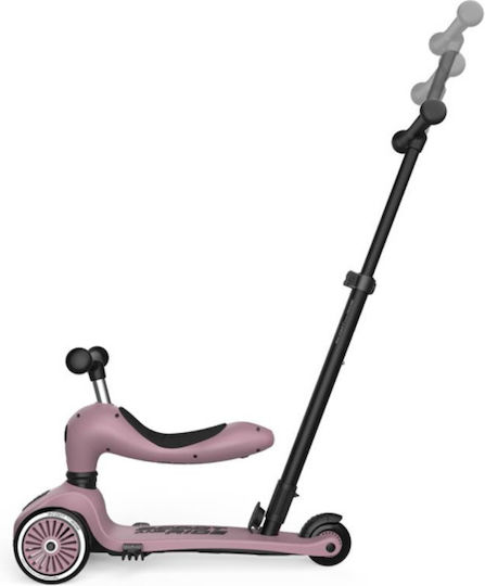 Scoot & Ride Trotinetă Copii Highwaykick 1 Push and Go cu 3 Roți cu Scaun pentru 1-5 Ani Wildberry