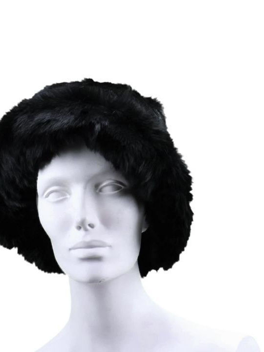 Furry Women's Hat Black