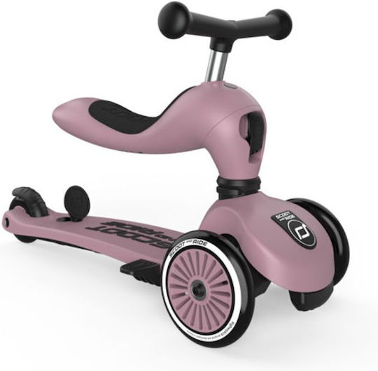 Scoot & Ride Trotinetă Copii Highwaykick 1 Push and Go cu 3 Roți cu Scaun pentru 1-5 Ani Wildberry