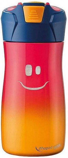 Maped Stainless Steel Bottle 430ml Pink Maped