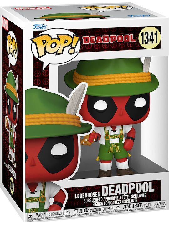 Funko Pop! Marvel: Deadpool - Deadpool Lederhosen 1341 Bobble-Head