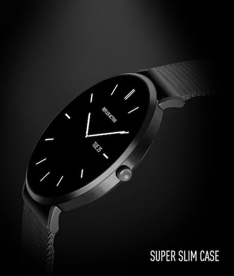 Reflex Active Series 42 Oțel inoxidabil 43mm Smartwatch (Negru)