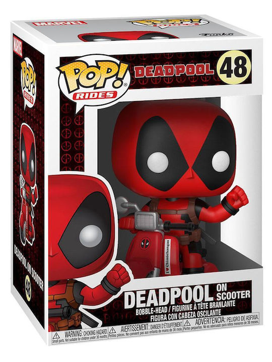 Funko Pop! Rides: Deadpool on Scooter Bobble-Head Funko Pop! Rides: Deadpool on Scooter Bobble-Head