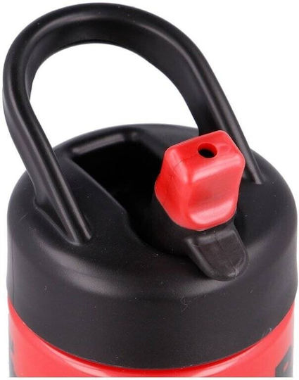 Euromic Детски Термос за вода Star Wars с Сламка Червен 410ml
