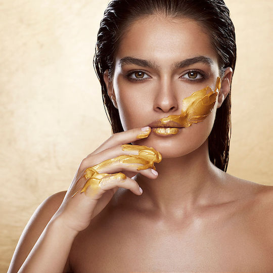 Ahava 24K Gold Mineral Mud Μάσκα Ομορφιάς Προσώπου για Ενυδάτωση Με Νιασιναμίδη 6ml