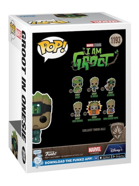 Funko Pop! Marvel: Eu sunt Groot - Groot în salopetă pentru bebeluși 1193 Bobble-Head