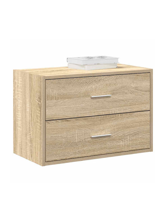 Office Storage Chipboard Cabinet Oaks L60xW31xH40cm