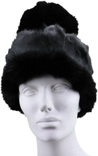 Beanie Unisex Beanie Gestrickt in Schwarz Farbe