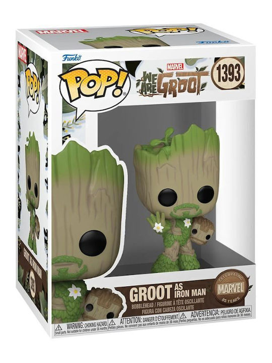 Funko Pop! Marvel: Groot as Iron Man Bobble-Head Funko Pop! Marvel: Groot as Iron Man Bobble-Head