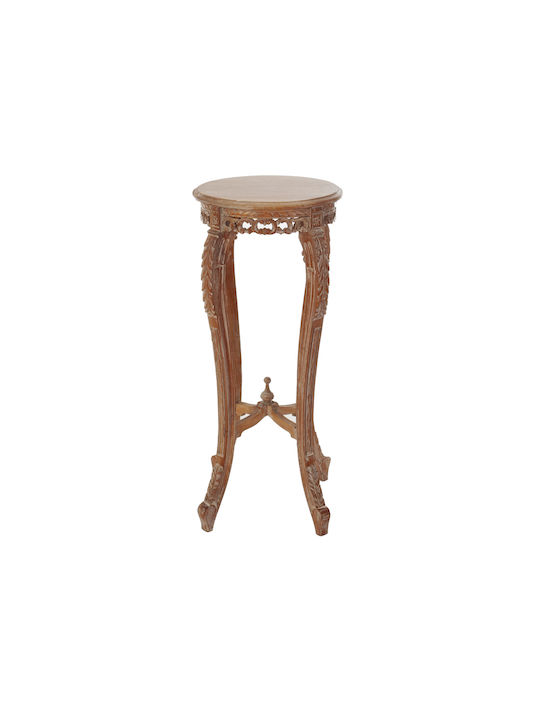 Round Side Table Magnus Wooden L40xW40xH93cm.