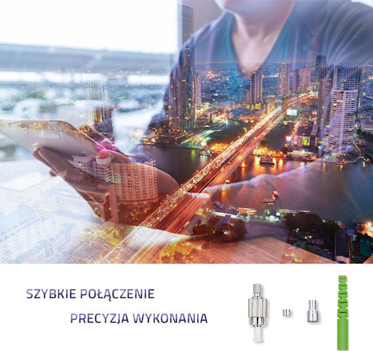 Σύνδεσμος Οπτικών Ινών Qoltec Qoltec Fc Multimode 2,0 Mm Κιτ Τοποθέτησης 200 Τεμ 13970091 5901878544441