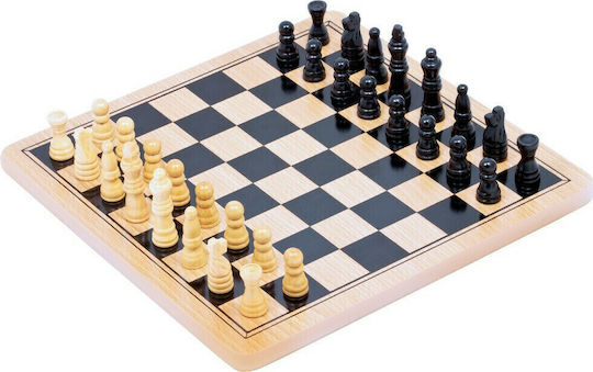Desyllas Backgammon/Chess /Draughts Wood with Checkers 29x29cm