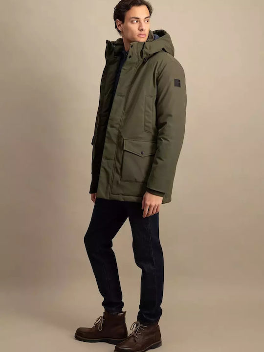 Winter Jacke Parka Dark Green