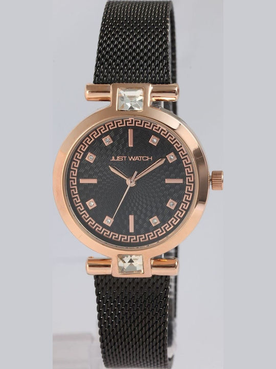 Just Watch Uhr Batterie mit Metallarmband