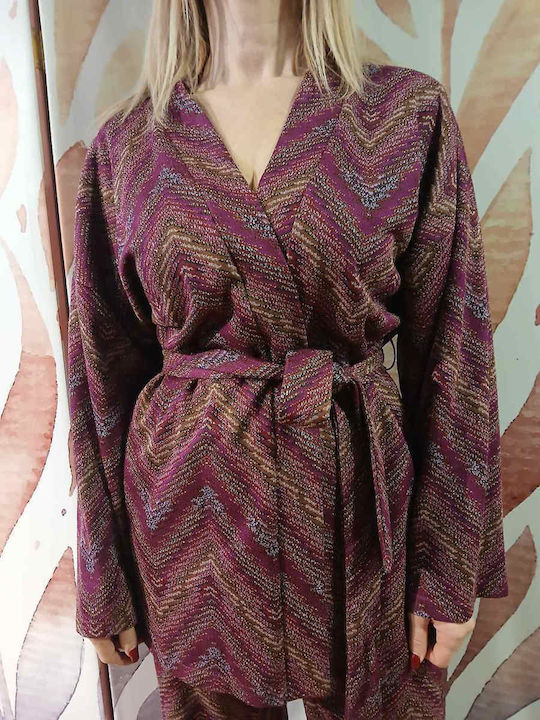 Women's Kimono Fuchsia
