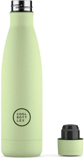 Cool Bottles Bottle Thermos Stainless Steel 500ml Soft Green